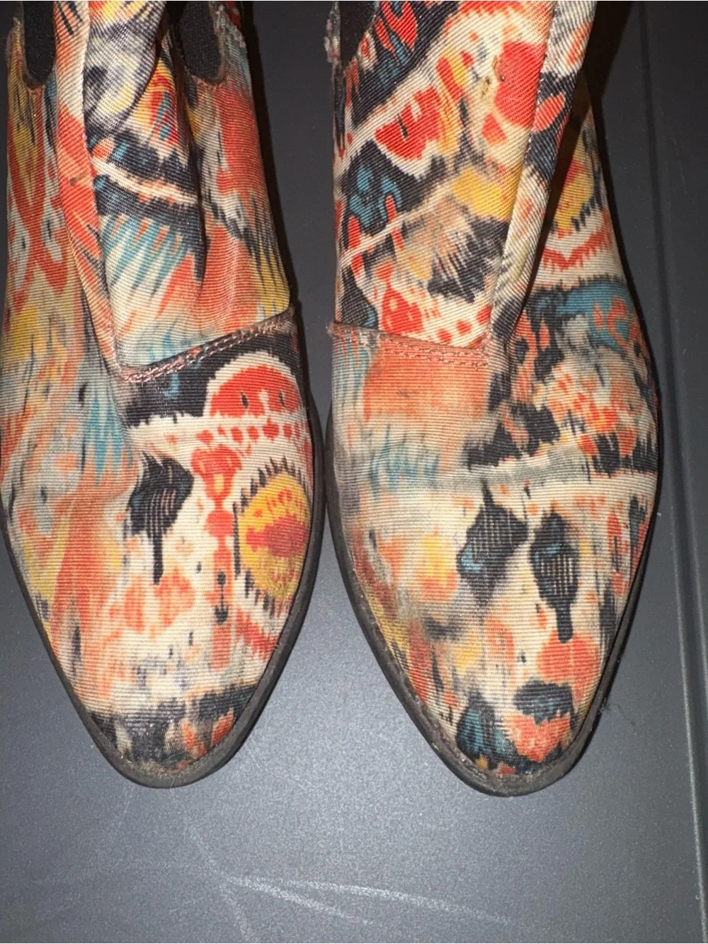 Coconuts by Matisse Multicolor Patterned Chelsea Ankle Boots